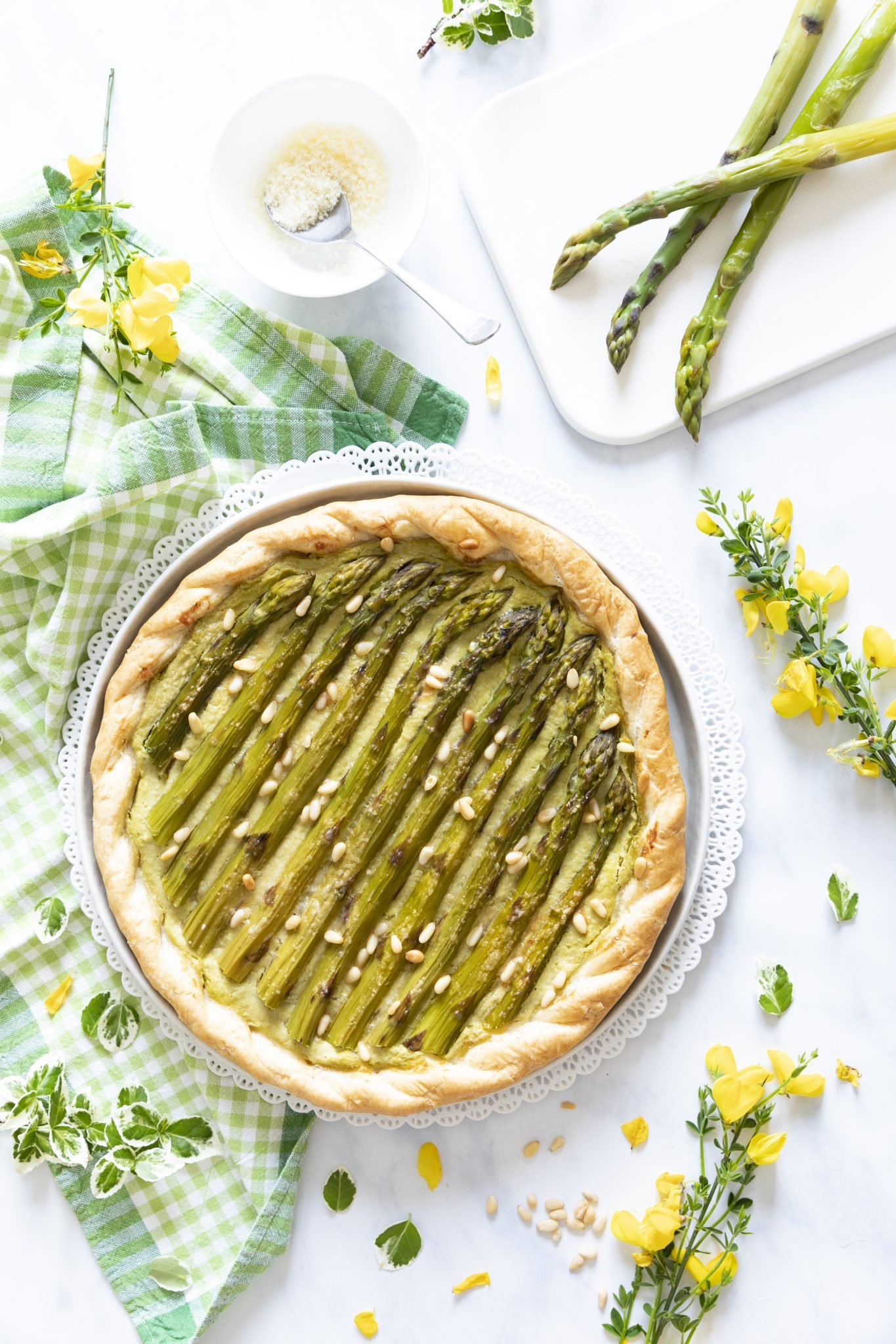 Tarte Aux Asperges Vertes Et Parmesan Recettes De Cuisine Biod Lices