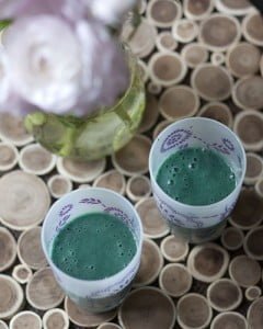 Smoothie bananes spiruline