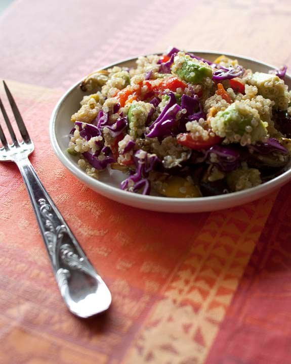 Photo recette Salade de quinoa multicolore