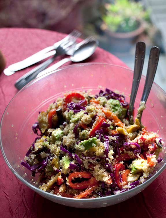 Photo recette Salade de quinoa multicolore