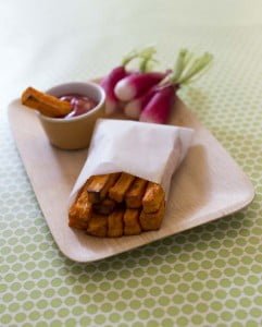 Frites de patates douces au curry