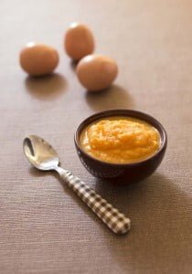 Puree De Courge Sucrine Pates Et Oeufs Durs Pour Bebe A Partir De 7 Mois Biodelices