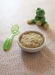 Purée bébé courgette, pomme de terre, oeuf – à partir de 7 mois