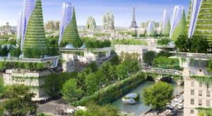 Projet d'architecture végétale pour Paris en 2050