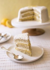 Gâteau layer cake au citron et noix de coco {BATTLEFOOD#29}