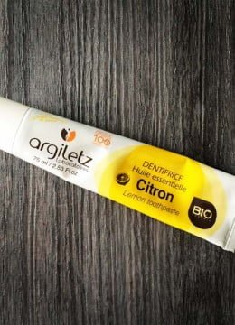 Test produit : le dentifrice Citron Argiletz