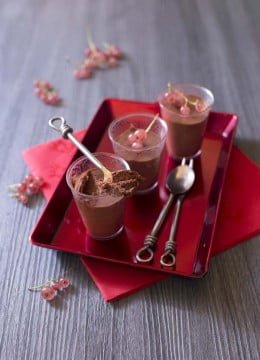 Mousse au chocolat végétale à l’eau de pois chiche – vegan