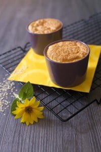 Soufflés inratables au fromage et flocons de quinoa – sans gluten