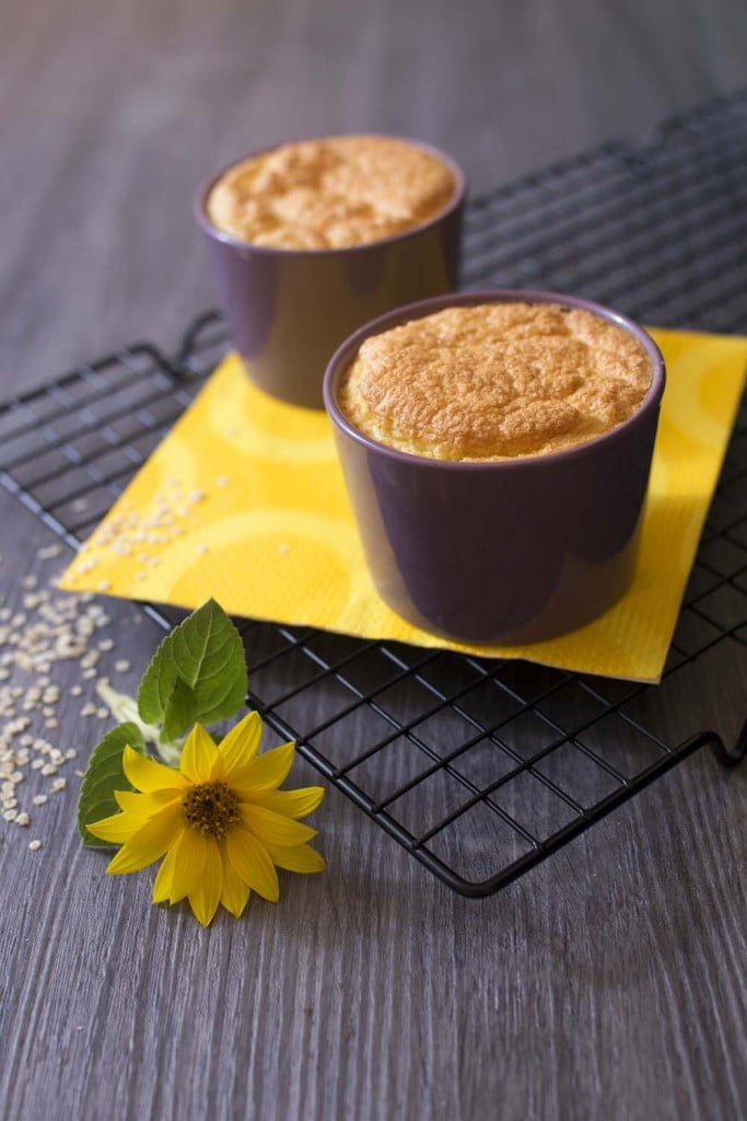 Soufflés inratables au fromage et flocons de quinoa - sans gluten : photo de la recette