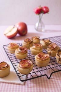 Tartelettes rosaces aux pommes