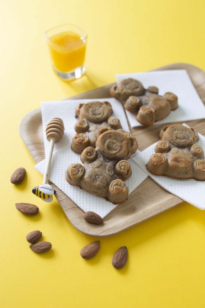 Photo de la recette : Nounours de pain d’épices à la châtaigne – vegan