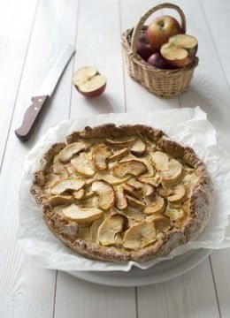 Tarte rustique aux pommes : photo de la recette