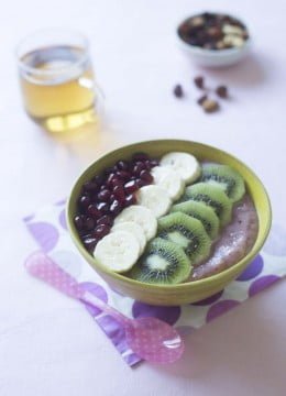 Açai bowl : le nouveau petit déjeuner healthy et tendance : photo de la recette