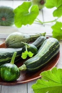 Calendrier des fruits et légumes de saison du mois de juillet - courgettes