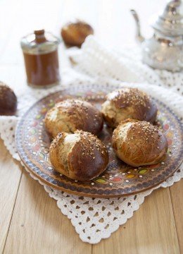 Brioches marocaines à l'anis et eau de fleur d'oranger : photo de la recette