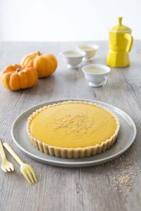 Tarte sucrée sésame et courge butternut (vegan)