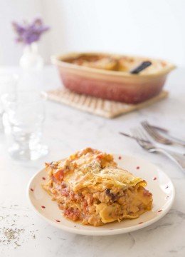 Lasagnes à la bolognaise végétariennes