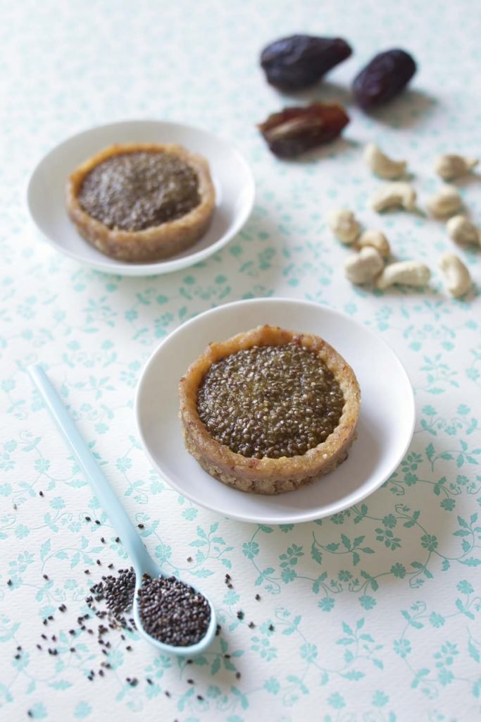 Photo de la recette : Tartelettes ananas graines dec chia crues (raw food)