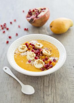 Smoothie bowl mangue grenade : photo de la recette