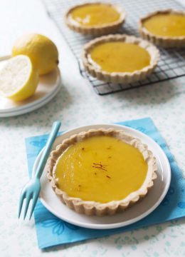 Tartelettes citron safran : photo de la recette