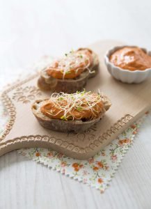 Tartinade poivron grillé et purée de noix de cajou