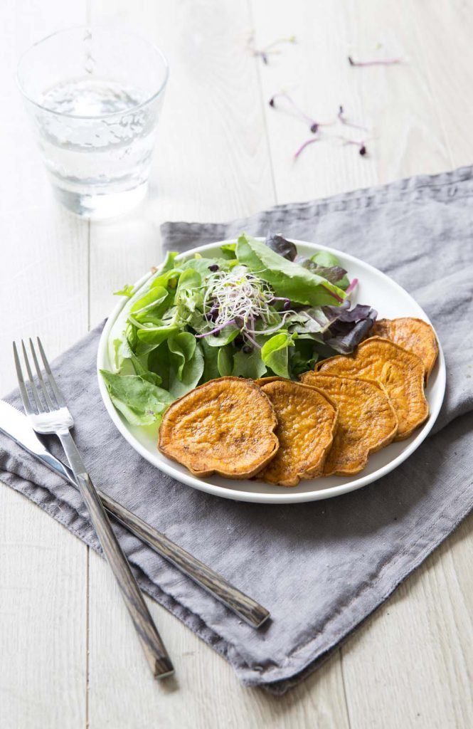 Photo de la recette : Patates douces rôties au curcuma