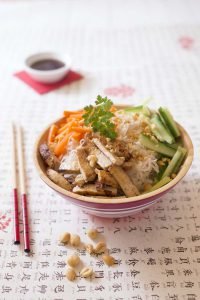 Bo bun vegan au tofu mariné