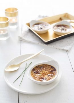 Crèmes brûlées aux cèpes - Noël veggie : photo de la recette