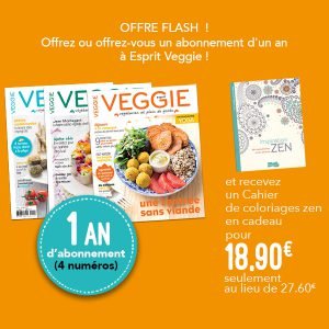 Offre abonnement flash Esprit Veggie