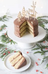 Layer cake de Noël au chocolat