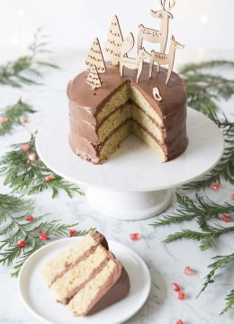 Recette Layer cake de Noël au chocolat