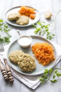 Galettes de quinoa au chèvre – sans gluten