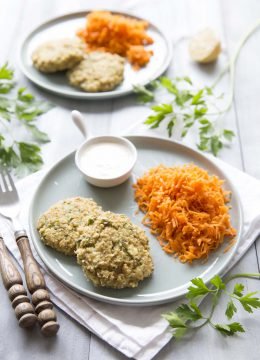 Recette Galettes de quinoa au chèvre - sans gluten