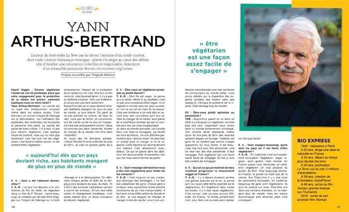 Esprit Veggie #4 : entretien avec Yann Arthus-Bertrand