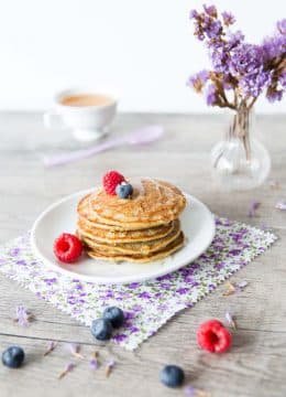 Pancakes à la farine de pépins de courge