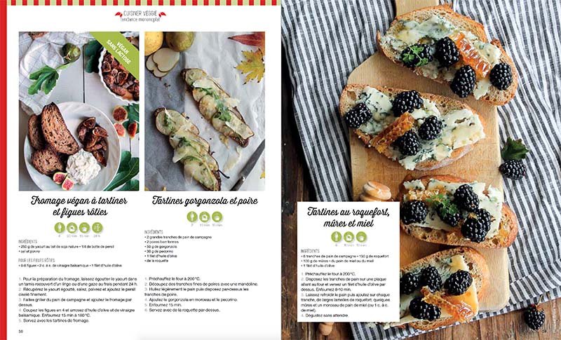 Magazine Esprit Veggie 6 : tartines sucrées salées