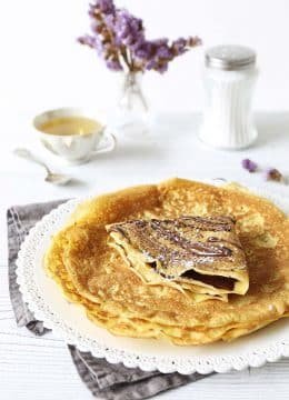 Recette Crêpes sans gluten à la vanille