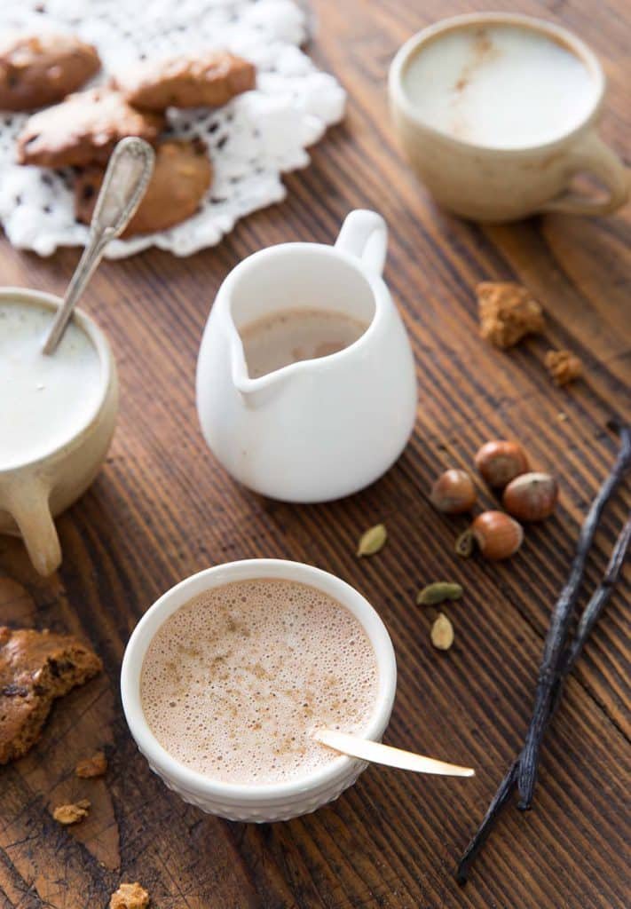 Photo de la recette : Moon milk à la noisette, la boisson pour bien dormir