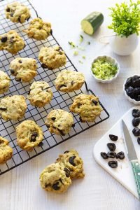 Cookies moelleux courgette olives