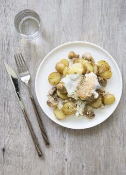 Recette Poêlée de pommes de terre et champignons