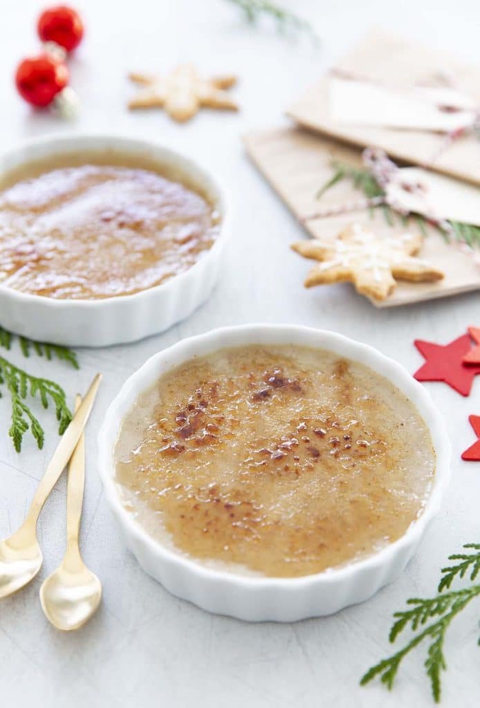 Photo de la recette : Crème brûlée vegan