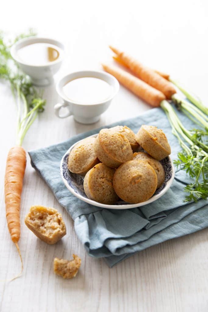 Photo de la recette : Financiers sucrés aux carottes