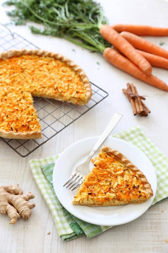 Photo de la recette : Tarte carottes et panais