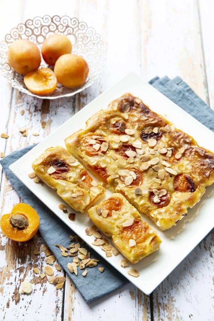 Photo de la recette : Clafoutis abricots fleur d’oranger, sans lactose