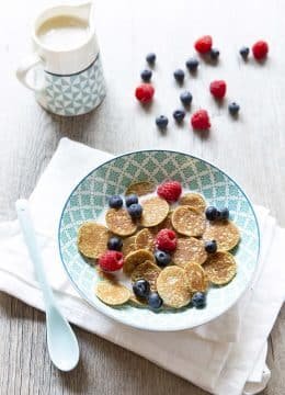 Cereal pancakes – bol de mini pancakes (en vidéo)