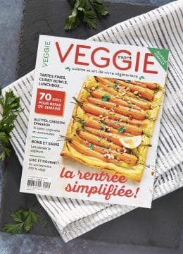 Mes recettes dans le magazine Esprit Veggie n°14 – sept/oct/nov 2020