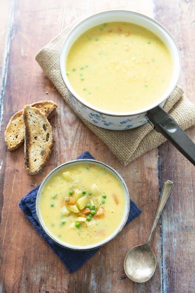 Photo de la recette : Soupe irlandaise végétarienne et nourrissante aux légumes