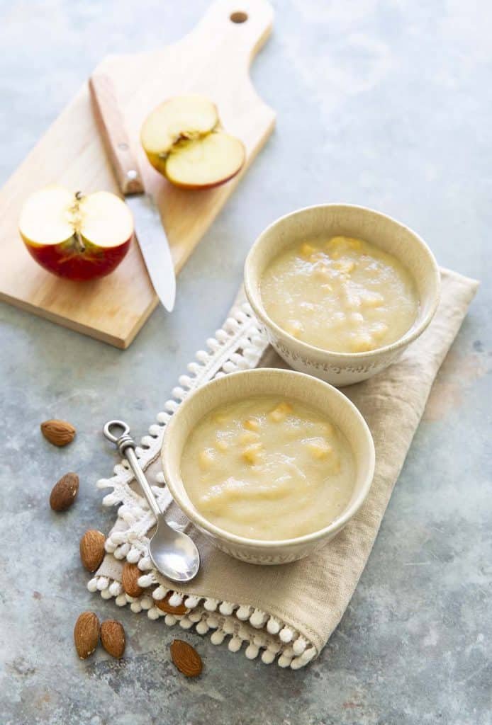 Photo de la recette : Crème dessert aux pommes