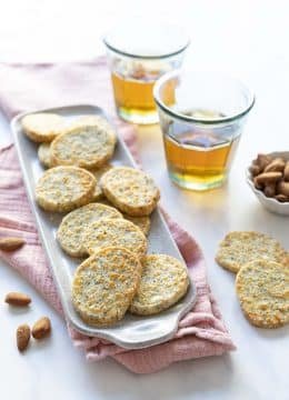 Recette Shortbreads comté pavot