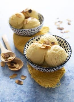 Sorbet à la mangue au yaourt de brebis